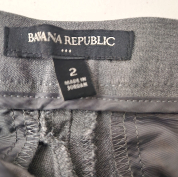 Banana Republic Strecth Straight Leg Gray Jeans EUC Size 2 - Picture 7 of 7